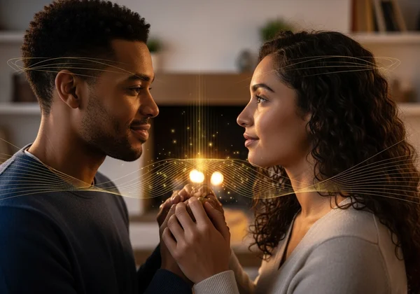 A couple sharing a moment of deep emotional connection