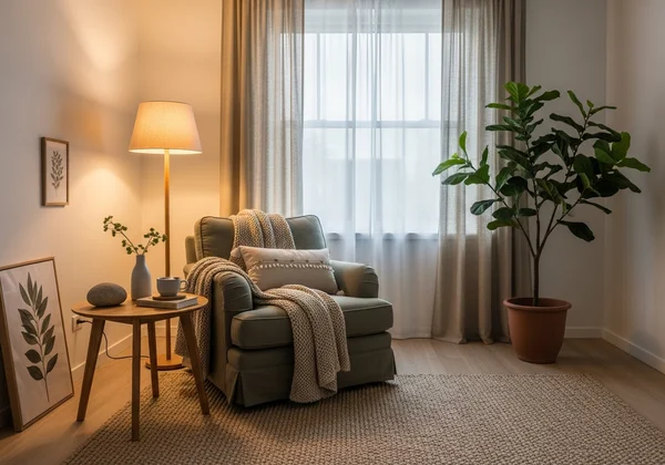 Calm, quiet sanctuary for a highly sensitive person