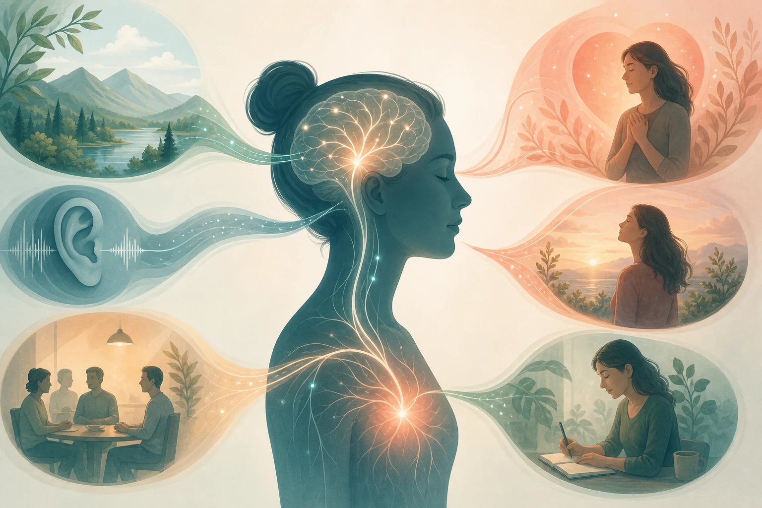 Sensitive brain processing everyday input