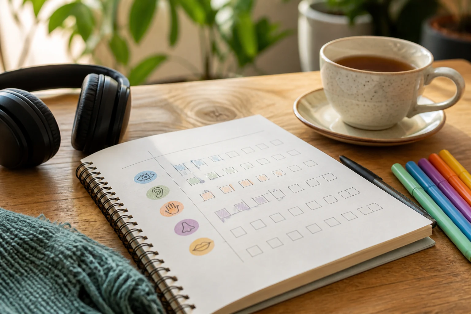 Balanced sensory routine